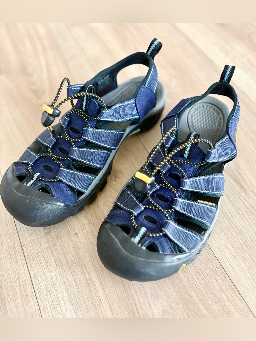 Keen Navy Blue and Black Closed-Toe Outdoor Sandals